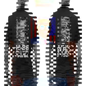 Donald Trump Presidente Bienvenido De Nuevo A Casa Usa America Camiseta Hombre Estampado Espalda - Regaloses