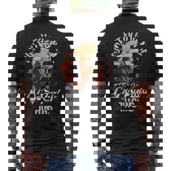 Dont Follow Me i Do Stupid Things Canyoneering Men's Back Print T-Shirt | Mazezy