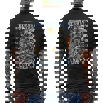 Don't Worry Kitten I'll Protect You Alpha Wolf Meme Men's T-shirt Back Print | Seseable UK