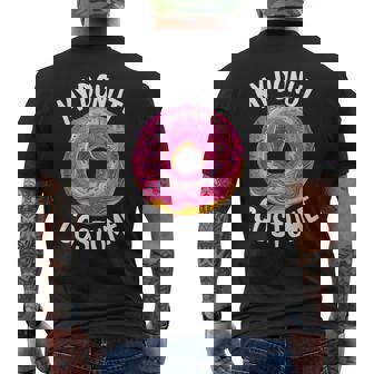 This Is My Donut Costume Donut Lover Halloween Costume Men's T-shirt Back Print - Thegiftio