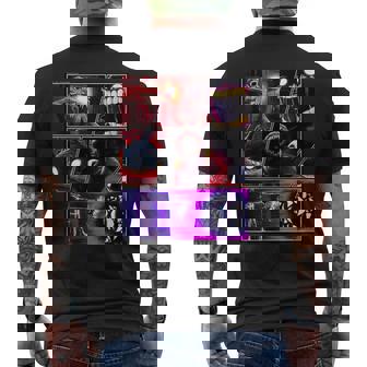 Doors Monsters Game Doors Men's T-shirt Back Print - Monsterry