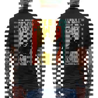 Dope Cowboy Melanin Black African Rodeo Western Men Men's Back Print T-Shirt | Mazezy