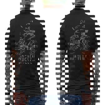 Doxycycline Dachshund Cycle Men's T-shirt Back Print - Monsterry