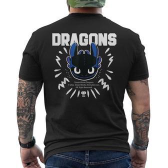 Dragones Cómo Entrenar A Tu Dragón Película 2025 Camiseta Hombre Estampado Espalda - Regaloses