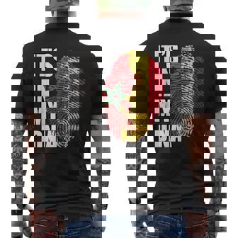 Drapeau De L'espagne Et Du Maroc T-shirt imprimé au dos - Cadeauxyz