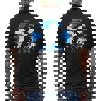 Drapeau Écossais Pride Licorne Écossais Drapeau Écossais T-shirt imprimé au dos - Cadeauxyz