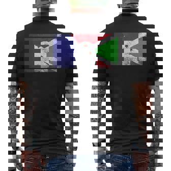 Drapeaux France & Burundi Français Burundais T-shirt imprimé au dos - Cadeauxyz