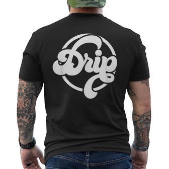 Drip Retrointagetyle Type Graphics T-shirt imprimé au dos - Cadeauxyz