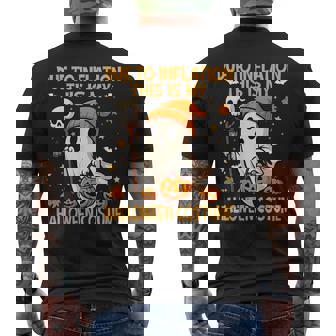 Due To Inflation This Is My Halloween Costume Men's T-shirt Back Print - Thegiftio