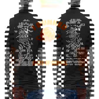 I Dunked 100 Days Of School Basketball Boys 100Th Day Men's T-shirt Back Print | Seseable FR