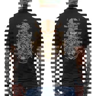 Dwarven Defender Guerrero Enano Fantasía Mitología Criatura Camiseta Hombre Estampado Espalda - Regaloses