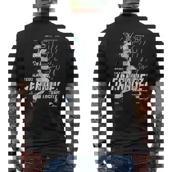 Dynamic Pose Teoscar Hernandez Los Angeles Baseball Mlbpa Men's T-shirt Back Print | Seseable CA