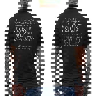 È Perchéono Nadine E Questo È Il Motivo Per Cui Nome Divertente T-shirt da uomo con stampa posteriore - Novitaregali