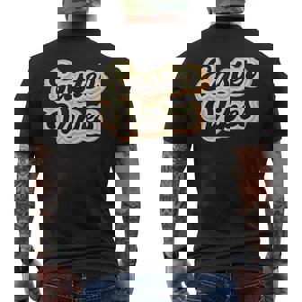 Easter Vibes Easter Mood Easter Party Retro Easter Men's Back Print T-Shirt | Mazezy