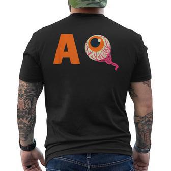 Easy Halloween Costume Ai A Eye Costume Ai Costume Men's T-shirt Back Print - Thegiftio UK