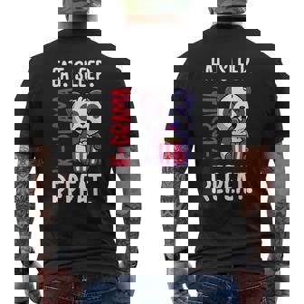 Eat Sleep K-Drama Korean Drama Lover K-Drama Fan Men's T-shirt Back Print - Thegiftio