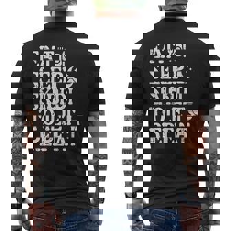 Eat Sleep Skibidi Repeat Toilet Rizz Meme N Boys Men's T-shirt Back Print - Monsterry