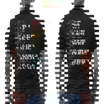 Eatleep Anime Gaming Repite El Manga Retro De Anime Otaku Manga Larga Camiseta Hombre Estampado Espalda - Regaloses