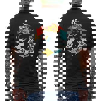 Eatleep Gameintage Retro Gamer Gaming Camiseta Hombre Estampado Espalda - Regaloses