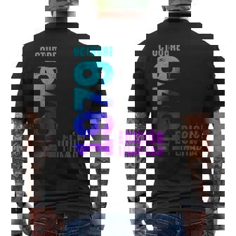 Edición Limitada Octubre 1979 Camiseta Hombre Estampado Espalda - Regaloses