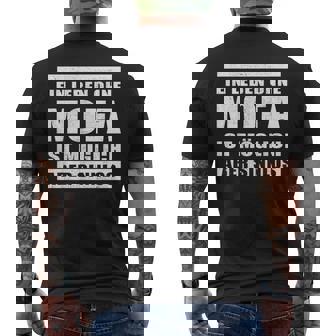 Ein Leben Ohne Mofa Ist Möglich Aberinnlos Moped T-Shirt mit Rückendruck - Geschenkecke