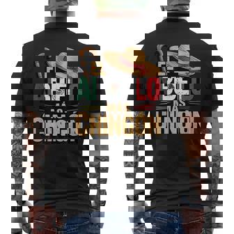 El Abuelo Mas Chingon Best Mexican Dad Men's T-shirt Back Print | Seseable FR