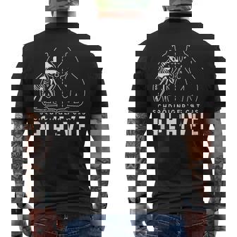 El Gato Dechrödinger Estáivo Y Muerto Ciencia Físico Camiseta Hombre Estampado Espalda - Regaloses