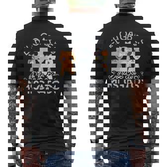 El Hogar Es Donde Están Mis Gatos Gato Camiseta Hombre Estampado Espalda - Regaloses