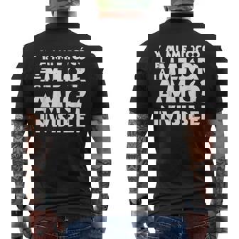 El Mejor Amigo Invisible Camiseta Hombre Estampado Espalda - Regaloses