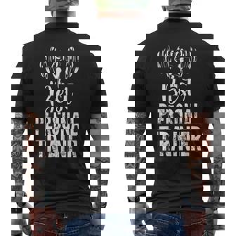 El Mejor Entrenador Personal Entrenador De Entrenamiento Físico De Culturismo Camiseta Hombre Estampado Espalda - Regaloses