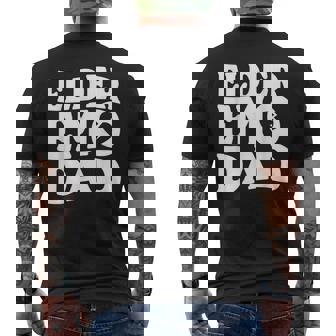 Elder Emo Dad Emo Nostalgia For Fathers Who Still Rock Men's Back Print T-Shirt | Mazezy