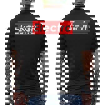 Electro Electronic House Music Edm Electro Mix メンズTシャツ バックプリント - Kawaiitshirt