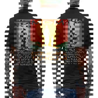 Electro-Mechanical Technician Job & Mother's Day Themed Cute Men's Back Print T-Shirt | Mazezy