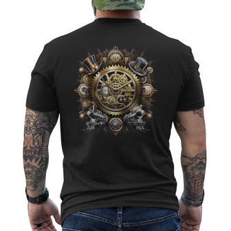 Élémentsteampunk Classiques Tels Que Des Engrenages Des T-shirt imprimé au dos - Cadeauxyz