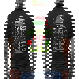 Elf Christmas Shopping Friday Shopping Crew Xmas Men's Back Print T-Shirt | Mazezy