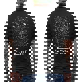 EMc2 方程式 物理学 相対性理論 数学 数学 メンズTシャツ バックプリント - Kawaiitshirt