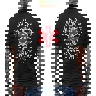 Emotional Support Coworker Do Not Pet Work Men's T-shirt Back Print | Seseable FR