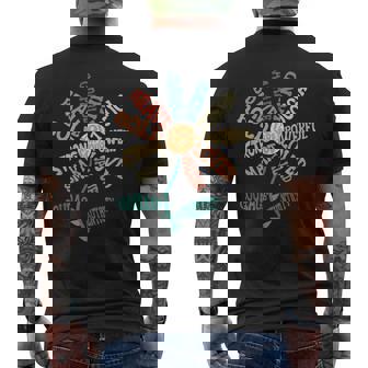 You Are Enough Smart Brave Strong Kind Loved Motivational Men's T-shirt Back Print | Mazezy