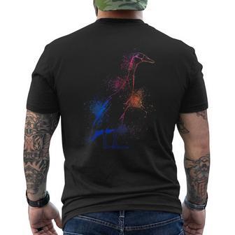Enten Und Laufenten s Farbenfrohes Laufente Damen Kinder Multicolored Cartoon Klein -Mall Kurzarm T-Shirt mit Rückendruck - Geschenkecke