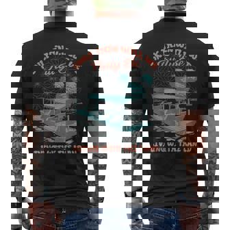 Epcot Boat Nature Truly Living With The Land Men's T-shirt Back Print | Mazezy