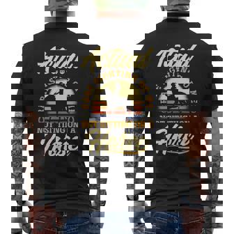 Equestrianism Equestrian Horse Riding Actual Rare Sighting Men's Back Print T-Shirt | Mazezy