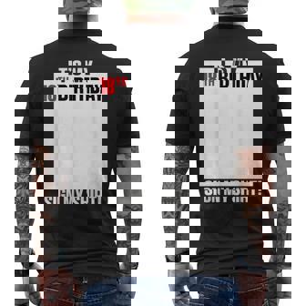 Es Mi Fiesta De Cumpleaños Número 18 18 Años Niño Niña Firmar Mi Camiseta Hombre Estampado Espalda - Regaloses