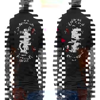 On Est Félins Pour L'autre Cadeau Humour Chat T-shirt imprimé au dos - Cadeauxyz