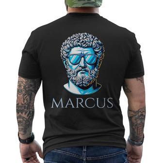 Estoico Estoicismo Marco Aurelio Filosofía Gráfico In Mangas Camiseta Hombre Estampado Espalda - Regaloses