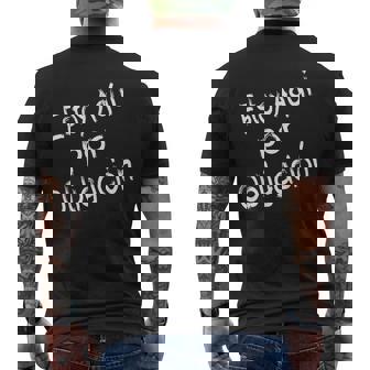 Estoy Aquí Por Obligación Humorístico Yarcástica Graciosa Camiseta Hombre Estampado Espalda - Regaloses