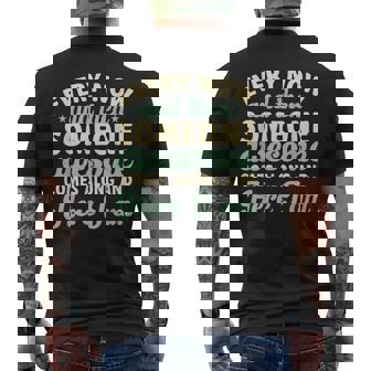 Every Now And Then Someone Awesome Comes Along Sarcastic Men's T-shirt Back Print - Monsterry