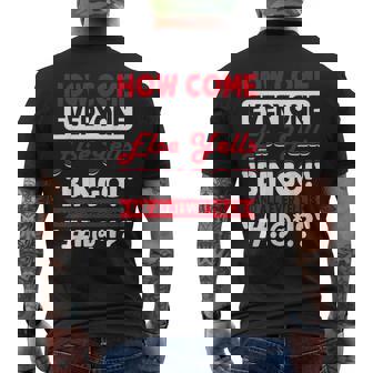 How Come Everyone Else Yells Bingo And All I Ever Yell Is Men's T-shirt Back Print - Thegiftio