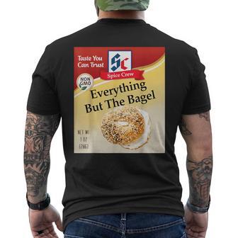 Everything Bagel Condiment Costume Holiday Spice Costumes Men's T-shirt Back Print - Thegiftio UK