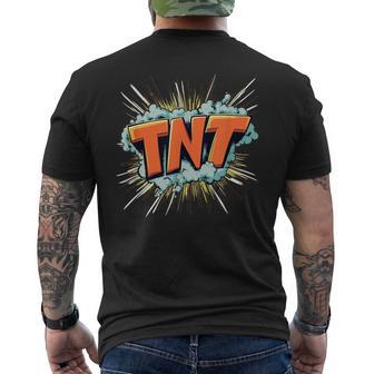 Exciting Tnt Speech Outfit For Dynamite And Explosion Fans Men's T-shirt Back Print - Monsterry