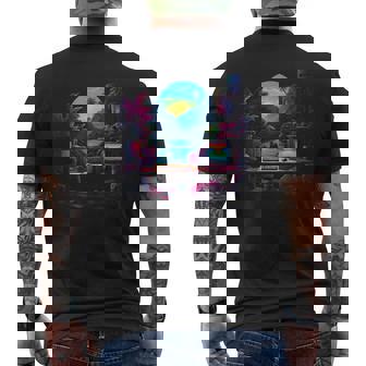 Experience Avant Garde And Vaporwave Future Through Art Men's Back Print T-Shirt | Mazezy